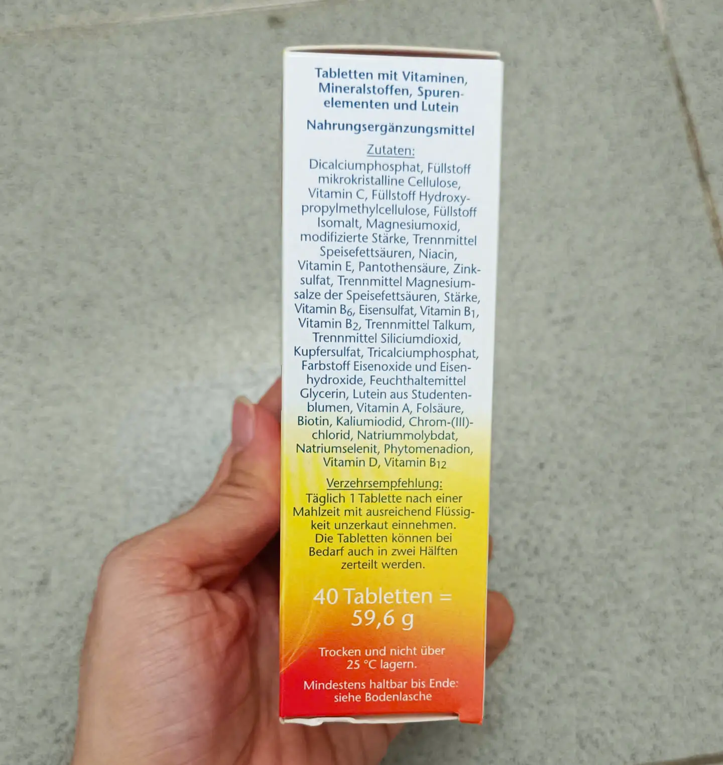 Viên uống Aktiv A Z Depot Doppelherz 40 viên của Đức Vitamin tổng hợp Doppelherz A-Z Depot Complete, 40 viên của Đức