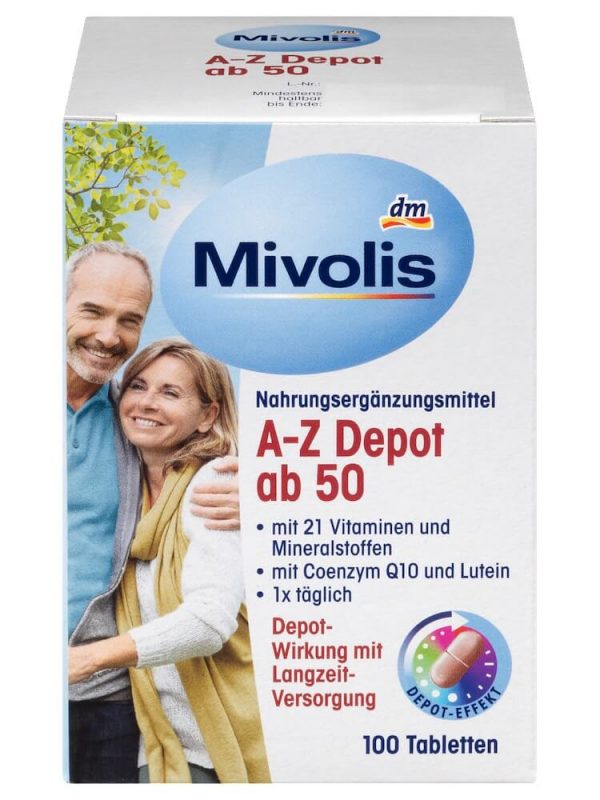 Vitamin tong hop Mivolis A Z Depot ab50 100 vien