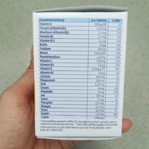 Vitamin tổng hợp Mivolis A-Z Depot ab50 cho người trên 50 tuổi, 100 viên của Đức