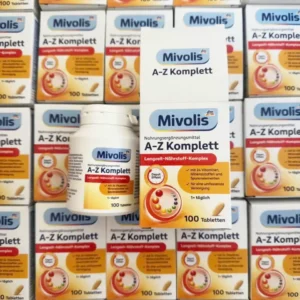 Vitamin Tổng Hợp Mivolis A Z Komplett Depot cho người dưới 50 tuổi 100 viên của Đức Vitamin tổng hợp Mivolis A-Z Komplett Depot, cho người 18-50 tuổi, 100 viên