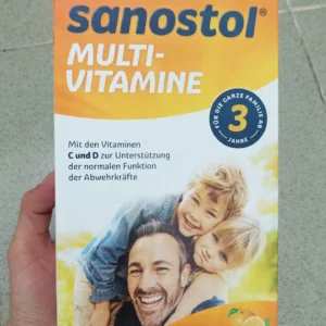 Siro Multi Vitamin Sanostol số 3 cho bé 3-6 tuổi 460ml của Đức Vitamin tổng hợp Multi-Vitamin Sanostol số 3 cho trẻ từ 3 tuổi, 460ml