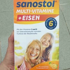 Siro vitamin tổng hợp Sanostol số 6 + sắt cho trẻ từ 6 tuổi 460ml của Đức Vitamin tổng hợp Sanostol số 6 + sắt cho trẻ từ 6 tuổi, 460ml cửa Đức