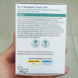 Vitamin tổng hợp altapharma A-Z Depot ab50 cho người trên 50 tuổi, 100 viên