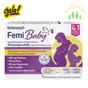 Vitamin tổng hợp cho bà bầu Tetesept Femi Baby 60 Viên của Đức