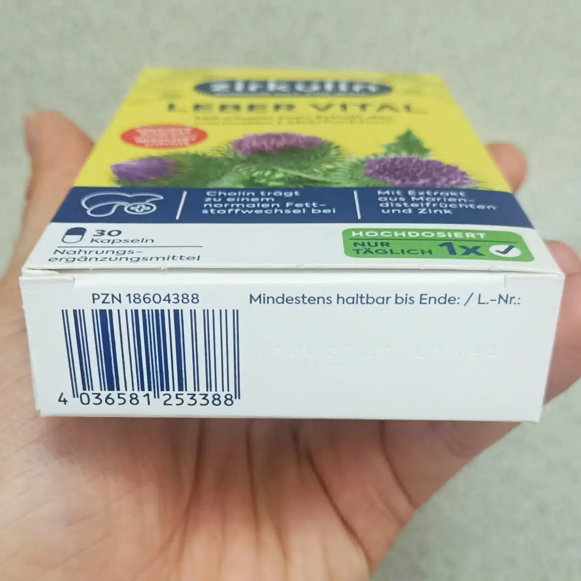 Viên uống bổ gan Zirkulin Leber Vital 30 viên của Đức Zirkulin Leber Vital bổ gan 30 viên Bảo vệ và thải độc gan