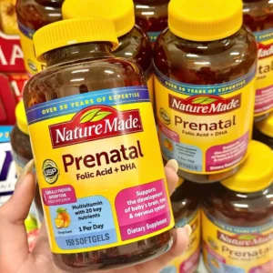 Bổ bầu Prenatal Mẫu Mới Folic Acid + Dha Của Mỹ 150 viên