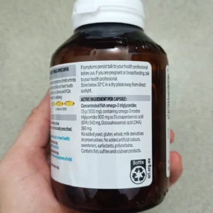 Dầu cá hàm lượng cao Blackmores Omega Triple Fish Oil 60 viên của Úc Dầu cá Blackmores Omega Triple Super Strength Fish Oil của Úc 60 viên