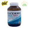 Dầu cá hàm lượng cao Blackmores Omega Triple Fish Oil 60 viên của Úc