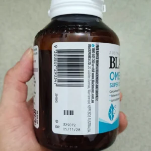 Dầu cá hàm lượng cao Blackmores Omega Triple Fish Oil 60 viên của Úc Dầu cá hàm lượng cao Blackmores Omega Triple Super Strength Fish Oil của Úc 60 viên