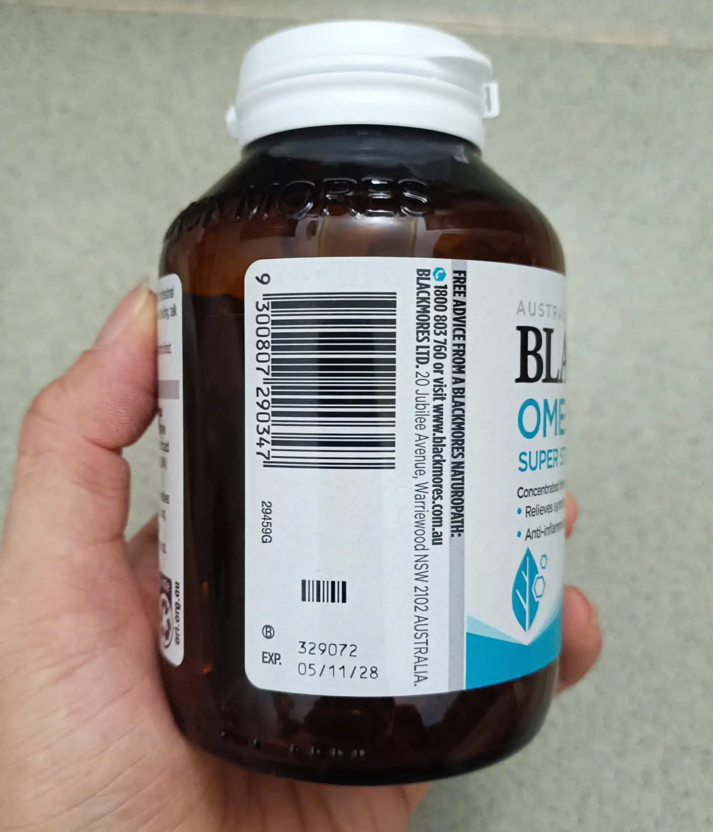 Dầu cá hàm lượng cao Blackmores Omega Triple Fish Oil 60 viên của Úc Dầu cá hàm lượng cao Blackmores Omega Triple Super Strength Fish Oil của Úc 60 viên