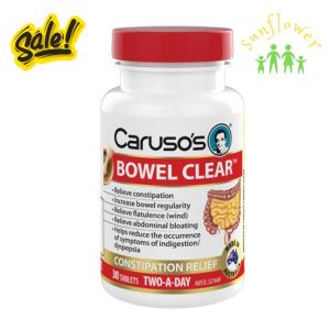 Detox thải độc ruột Caruso's Bowel Clear 60 viên của Úc