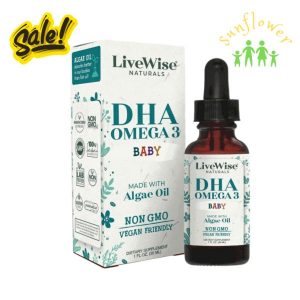 Dha Omega3 LiveWise thuần chay 30ml của Mỹ cho bé từ sơ sinh