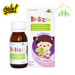 Kẽm hữu cơ Biolizin Zinc 50ml của Tây Ban Nha tăng đề kháng cho bé