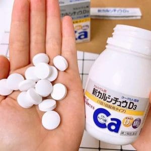 Kẹo canxi Takeda 100 viên bổ sung Vitamin D3+Mg của Nhật Bản