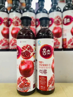 Giấm lựu Hongcho Daesang 900ml của Hàn Quốc giúp giảm cân hiệu quả Nước Uống Giấm Lựu Daesang Hàn Quốc 900ml