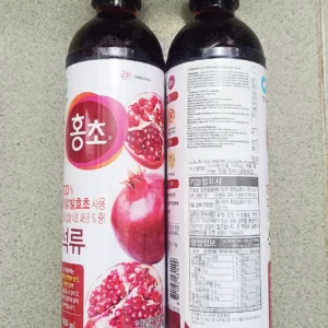 Giấm lựu Hongcho Daesang 900ml của Hàn Quốc giúp giảm cân hiệu quả Nước giấm lựu hữu cơ lên men Hàn Quốc Hongcho 900ml