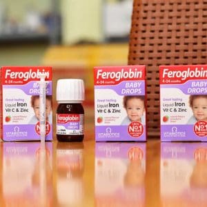 Sắt giọt Feroglobin Baby Drops 30ml của Anh Quốc
