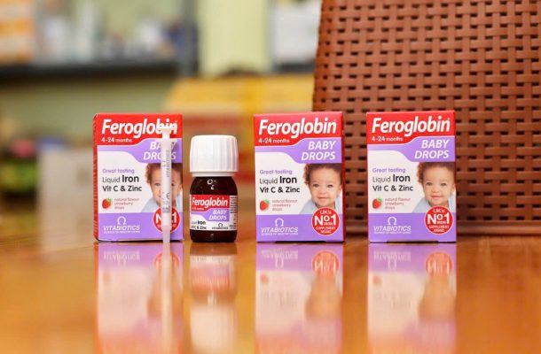 Sắt giọt Feroglobin Baby Drops 30ml của Anh Quốc