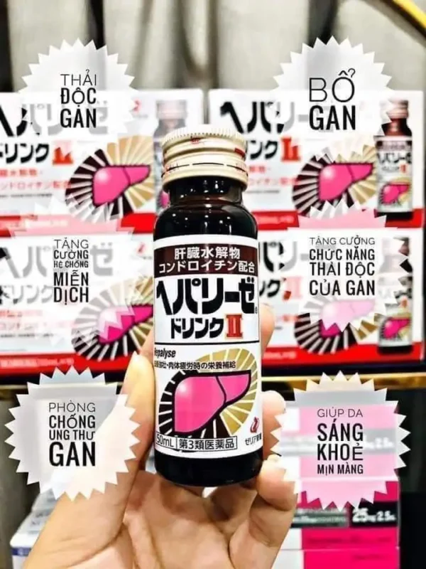 Thảo dược bổ gan dạng nước Hepalyse II 50ml x 10 chai