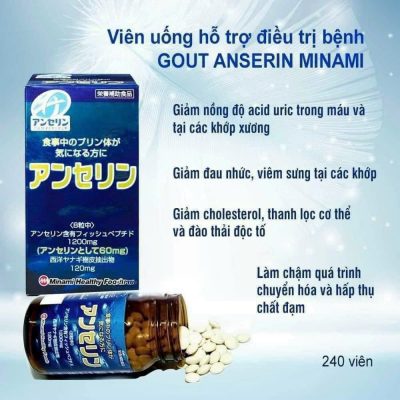 Thuốc Gout Nhật Bản Anserine Minami 240 viên