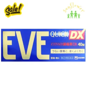 Thuốc giảm đau đầu hạ sốt Eve Quick DX 40 viên của Nhật Bản