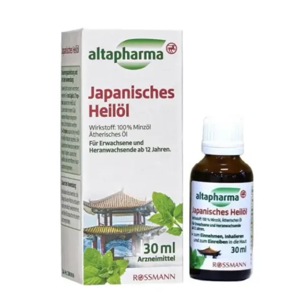Tinh Dầu Thảo Dược Bạc Hà Altapharma Japanisches Heilol 30 ML của Đức