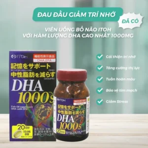 Viên Uống Bổ Sung DHA Itoh 1000s 120 viên của Nhật