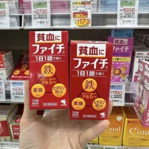 Viên uống bổ máu Kobayashi 120 viên của Nhật Bản Viên uống bổ máu Kobayashi 60 ngày 120 viên