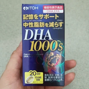 Viên uống bổ sung DHA Itoh 1000s 120 viên của Nhật Bản Viên uống bổ não DHA 1000mg ITOH Nhật Bản