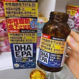 Viên uống bổ não Dha Epa Orihiro 180 viên của Nhật Bản