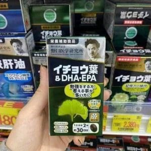 Viên uống bổ não dha epa ginkgo Noguchi 60 viên của Nhật Bản