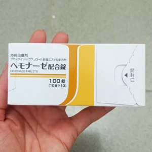 Thuốc đặc trị bệnh trĩ Hemonase 100 viên của Nhật Bản Viên uống đặc trị bệnh trĩ hộp 100 viên Hemonase Nhật Bản