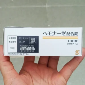 Thuốc đặc trị bệnh trĩ Hemonase 100 viên của Nhật Bản Viên uống hỗ trợ trĩ Hemonase của Nhật Bản
