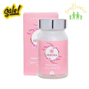 Viên uống thơm cơ thể Hebora Sakura 60 viên của Nhật Bản