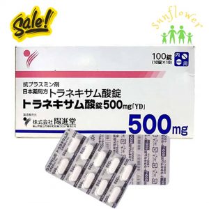 Viên uống trắng da trị nám Transamin 500mg 100 viên Nhật Bản