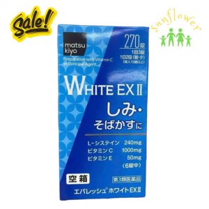 Viên uống trắng da trị nám White EX 270 viên của Nhật Bản