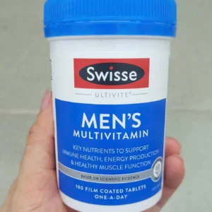 Vitamin tổng hợp cho nam Swisse Men's Multivitamin 100 viên của Úc Viên uống vitamin tổng hợp cho nam Swisse Men's Multivitamin 100 viên