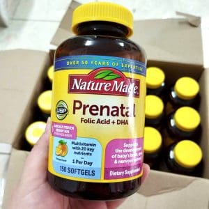 Vitamin bầu Prenatal Multi + DHA Nature Made 150 viên của Mỹ