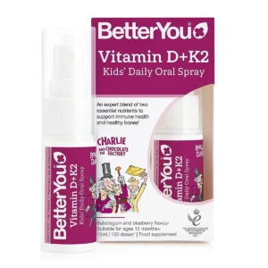 Xit BetterYou Vitamin DK2 Kids Daily Oral Spray 15ml cua Anh Quoc