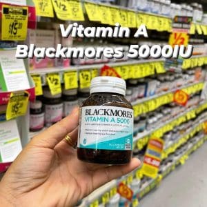 Bổ mắt vitamin A 5000 Blackmores 150 viên của Úc tăng cường thị lực