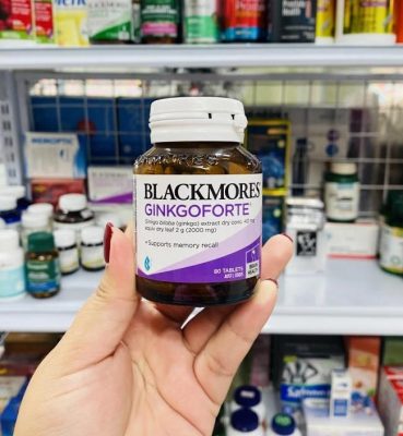 Bổ não Blackmores Ginkgo Forte 2000mg 80 viên của Úc