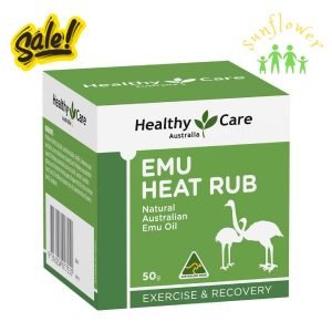 Cao xoa bóp đà điểu Healthy Care Emu Heat Rub 50g của Úc