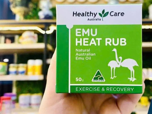 Cao xoa bóp đà điểu Healthy Care Emu Heat Rub 50g của Úc