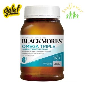 Dầu cá Blackmores Omega Triple Super Strength Fish Oil 150 viên của Úc