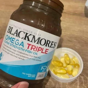 Dầu cá Blackmores Omega Triple 150 viên của Úc Dầu cá hàm lượng cao Blackmores Omega Triple Concentrated Fish Oil 150 viên