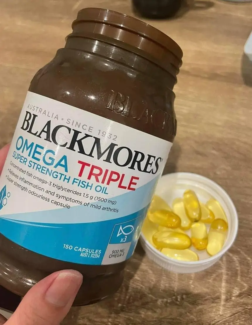 Dầu cá Blackmores Omega Triple 150 viên của Úc Dầu cá hàm lượng cao Blackmores Omega Triple Concentrated Fish Oil 150 viên