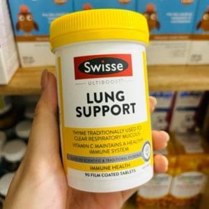 Giải độc phổi Swisse Lung Support 90 viên của Úc