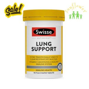 Giải độc phổi Swisse Lung Support 90 viên của Úc