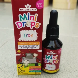 Sắt Natures Aid Iron dạng giọt 50ml của Anh