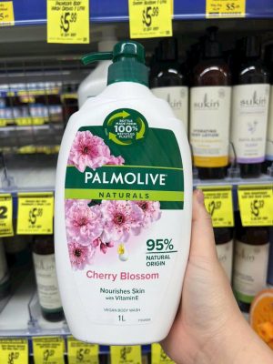 Sữa tắm Palmolive Cherry Blossom hương hoa anh đào 1L của Úc